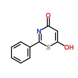 6-Hydroxy-2-phenyl-1,3-thiazin-4-oneStructure,53277-15-9Structure 6-Hydroxy-2-phenyl-1,3-thiazin-4-one Structure,53277-15-9Structure