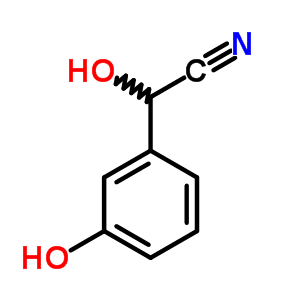 3-羥基扁桃腈結構式_53313-95-4結構式