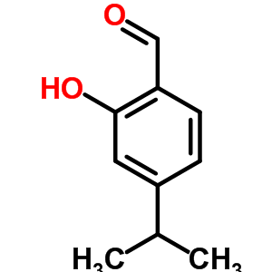 4-異丙基水楊醛結(jié)構(gòu)式_536-32-3結(jié)構(gòu)式