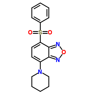 4-(Phenylsulfonyl)-7-(1-piperidinyl)benzofurazaneStructure,53619-80-0Structure 4-(Phenylsulfonyl)-7-(1-piperidinyl)benzofurazane Structure,53619-80-0Structure