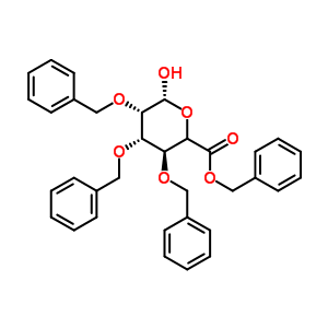 Benzyl 2,3,4-tri-o-benzyl-d-glucuronateStructure,53684-90-5Structure Benzyl 2,3,4-tri-o-benzyl-d-glucuronate Structure,53684-90-5Structure