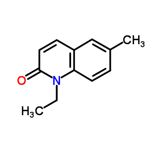 1-乙基-6-甲基-2(1h)-喹啉酮結(jié)構(gòu)式_53761-45-8結(jié)構(gòu)式