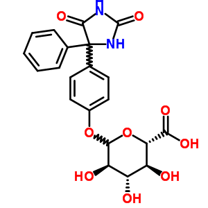 5-Phenyl-5-(4-hydroxyphenyl)hydantoin glucuronideStructure,53819-79-7Structure 5-Phenyl-5-(4-hydroxyphenyl)hydantoin glucuronide Structure,53819-79-7Structure