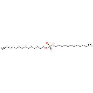 Phosphoric acid hydrogen dodecyltetradecyl esterStructure,53852-20-3Structure Phosphoric acid hydrogen dodecyltetradecyl ester Structure,53852-20-3Structure