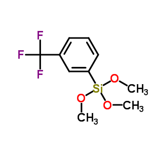 M-(trifluoromethyl)phenyltrimethoxysilaneStructure,53883-59-3Structure M-(trifluoromethyl)phenyltrimethoxysilane Structure,53883-59-3Structure