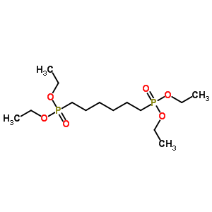 1,6-Bis(diethoxyphosphoryl)hexaneStructure,5391-92-4Structure 1,6-Bis(diethoxyphosphoryl)hexane Structure,5391-92-4Structure