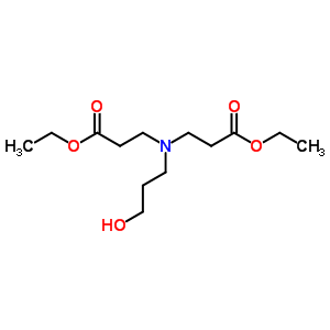 N-(3-乙氧基-3-氧代丙基)-n-(3-羥基丙基)-β-丙氨酸乙酯結(jié)構(gòu)式_53935-66-3結(jié)構(gòu)式