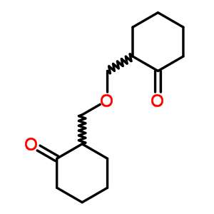 2-[(2-氧代環(huán)己基)甲氧基甲基]-1-環(huán)己酮結(jié)構(gòu)式_5394-54-7結(jié)構(gòu)式