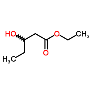 3-羥基-戊酸乙酯結(jié)構(gòu)式_54074-85-0結(jié)構(gòu)式