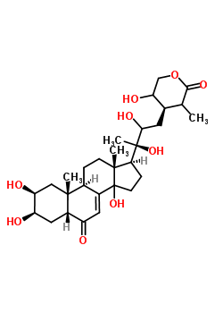 25,28-Di-epi-cyasteroneStructure,54082-42-7Structure 25,28-Di-epi-cyasterone Structure,54082-42-7Structure