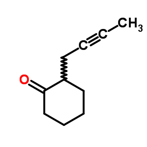 2-(2-Butynyl)cyclohexanoneStructure,54166-48-2Structure 2-(2-Butynyl)cyclohexanone Structure,54166-48-2Structure