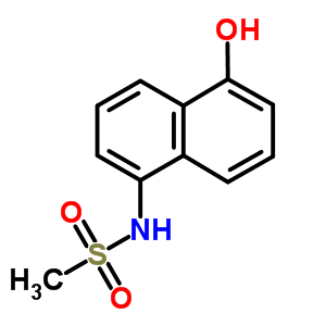 N-(5-hydroxy-1-naphthalenyl)methanesulfonamideStructure,54179-49-6Structure N-(5-hydroxy-1-naphthalenyl)methanesulfonamide Structure,54179-49-6Structure