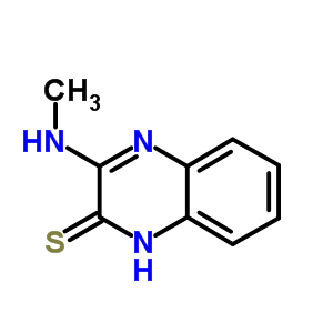 (9ci)-3-(甲基氨基)-2(1H)-喹噁啉硫酮結構式_54253-31-5結構式