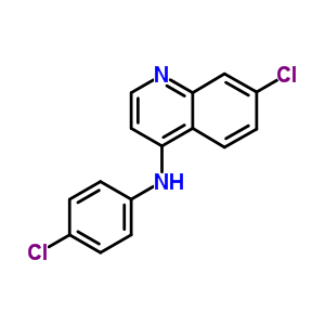 4-Quinolinamine,7-chloro-n-(4-chlorophenyl)-Structure,5431-39-0Structure 4-Quinolinamine,7-chloro-n-(4-chlorophenyl)- Structure,5431-39-0Structure
