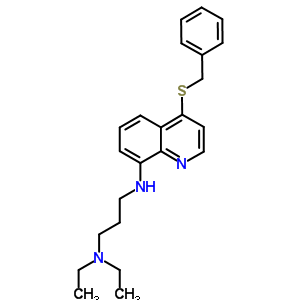 N-(4-芐基磺?；?8-基)-N,N-二乙基-丙烷-1,3-二胺結(jié)構(gòu)式_5431-71-0結(jié)構(gòu)式