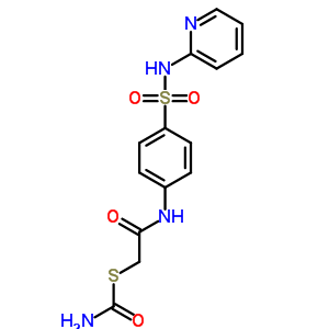 2-氨基甲?；酋；?N-[4-(吡啶-2-基磺?；?苯基]乙酰胺結(jié)構(gòu)式_5433-33-0結(jié)構(gòu)式
