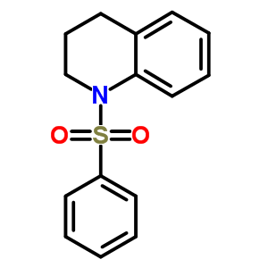 Quinoline, 1,2,3,4-tetrahydro-1-(phenylsulfonyl)-Structure,5434-99-1Structure Quinoline, 1,2,3,4-tetrahydro-1-(phenylsulfonyl)- Structure,5434-99-1Structure