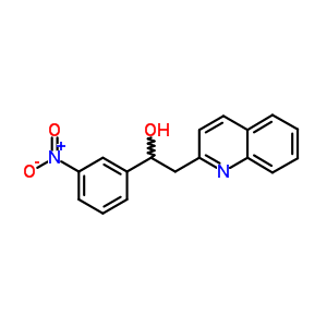 2-Quinolineethanol, a-(3-nitrophenyl)-Structure,5437-26-3Structure 2-Quinolineethanol, a-(3-nitrophenyl)- Structure,5437-26-3Structure
