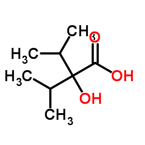 2-Hydroxy-3-methyl-2-propan-2-yl-butanoic acidStructure,5438-17-5Structure 2-Hydroxy-3-methyl-2-propan-2-yl-butanoic acid Structure,5438-17-5Structure