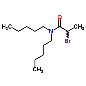 2-Bromo-n,n-dipentyl-propanamideStructure,5439-42-9Structure 2-Bromo-n,n-dipentyl-propanamide Structure,5439-42-9Structure
