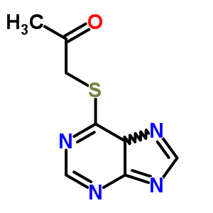 2-Propanone, (purin-6-ylthio)-Structure,5441-78-1Structure 2-Propanone, (purin-6-ylthio)- Structure,5441-78-1Structure