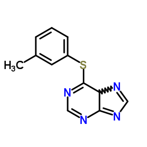 6-(3-Methylphenyl)sulfanyl-5h-purineStructure,5444-09-7Structure 6-(3-Methylphenyl)sulfanyl-5h-purine Structure,5444-09-7Structure