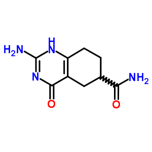 6-Quinazolinecarboxamide,2-amino-3,4,5,6,7,8-hexahydro-4-oxo-Structure,5444-99-5Structure 6-Quinazolinecarboxamide,2-amino-3,4,5,6,7,8-hexahydro-4-oxo- Structure,5444-99-5Structure