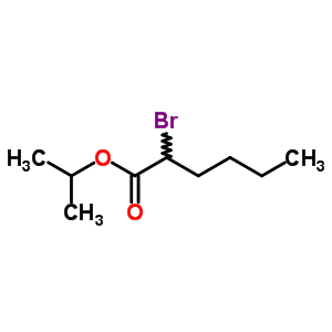 Hexanoic acid,2-bromo-, 1-methylethyl esterStructure,5445-21-6Structure Hexanoic acid,2-bromo-, 1-methylethyl ester Structure,5445-21-6Structure