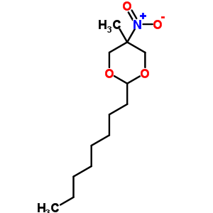 5-Methyl-5-nitro-2-octyl-1,3-dioxaneStructure,5445-56-7Structure 5-Methyl-5-nitro-2-octyl-1,3-dioxane Structure,5445-56-7Structure