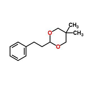 5,5-Dimethyl-2-phenethyl-1,3-dioxaneStructure,5445-66-9Structure 5,5-Dimethyl-2-phenethyl-1,3-dioxane Structure,5445-66-9Structure