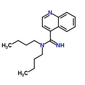 N,n-dibutylquinoline-4-carboximidamideStructure,5447-50-7Structure N,n-dibutylquinoline-4-carboximidamide Structure,5447-50-7Structure