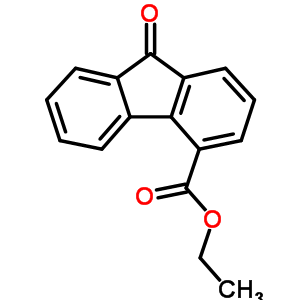 9-氧代芴-4-羧酸乙酯結(jié)構(gòu)式_5447-75-6結(jié)構(gòu)式