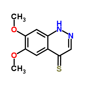 6,7-Dimethoxy-1h-cinnoline-4-thioneStructure,5448-46-4Structure 6,7-Dimethoxy-1h-cinnoline-4-thione Structure,5448-46-4Structure