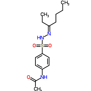 N-(4-((2-(1-ethylpentylidene)hydrazino)sulfonyl)phenyl)acetamideStructure,5448-88-4Structure N-(4-((2-(1-ethylpentylidene)hydrazino)sulfonyl)phenyl)acetamide Structure,5448-88-4Structure