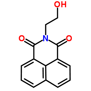 2-(2-羥基乙基)-1H-苯并[de]異喹啉-1,3(2H-)-二酮結(jié)構(gòu)式_5450-40-8結(jié)構(gòu)式