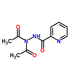 2-Pyridinecarboxylic acid, 2,2-diacetylhydrazideStructure,54571-11-8Structure 2-Pyridinecarboxylic acid, 2,2-diacetylhydrazide Structure,54571-11-8Structure
