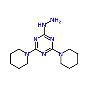 1,3,5-Triazine,2-hydrazinyl-4,6-di-1-piperidinyl-Structure,54589-69-4Structure 1,3,5-Triazine,2-hydrazinyl-4,6-di-1-piperidinyl- Structure,54589-69-4Structure