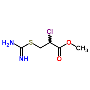 Methyl (amidinothio)-2-chloropropionatehydrochlorideStructure,54598-77-5Structure Methyl (amidinothio)-2-chloropropionatehydrochloride Structure,54598-77-5Structure