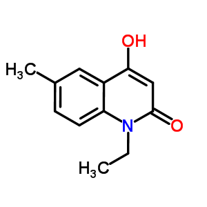 1-乙基-4-羥基-6-甲基喹啉-2(1H)-酮結構式_54675-21-7結構式