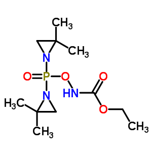 (9CI)-[[雙(2,2-二甲基-1-氮丙啶)膦]氧基]-氨基甲酸乙酯結(jié)構(gòu)式_54805-58-2結(jié)構(gòu)式