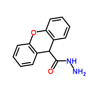 9H-氧雜蒽-9-碳酰肼結(jié)構(gòu)式_5484-20-8結(jié)構(gòu)式