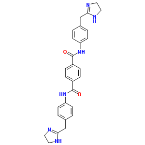 N,N-雙[4-(4,5-二氫-1H-咪唑-2-甲基)苯基]苯-1,4-二羧酰胺結(jié)構(gòu)式_5507-11-9結(jié)構(gòu)式