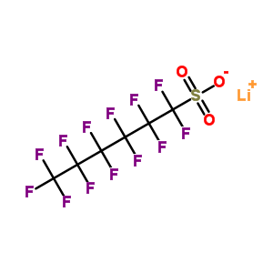 1,1,2,2,3,3,4,4,5,5,6,6,6-Tridecafluoro-1-hexanesulfonic acid lithium saltStructure,55120-77-9Structure 1,1,2,2,3,3,4,4,5,5,6,6,6-Tridecafluoro-1-hexanesulfonic acid lithium salt Structure,55120-77-9Structure