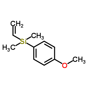 4-Methoxyphenyl dimethylvinyl silaneStructure,55153-99-6Structure 4-Methoxyphenyl dimethylvinyl silane Structure,55153-99-6Structure