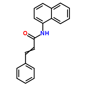 N-(1-naphtyl)-3-phenylacrylamideStructure,55255-53-3Structure N-(1-naphtyl)-3-phenylacrylamide Structure,55255-53-3Structure