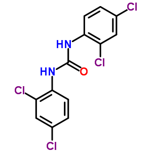 N,N-雙(2,4-二氯苯基)脲結(jié)構(gòu)式_55268-52-5結(jié)構(gòu)式