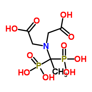 2-(羧甲基-(1,1-二磷酰乙基)氨基)乙酸結構式_55339-20-3結構式