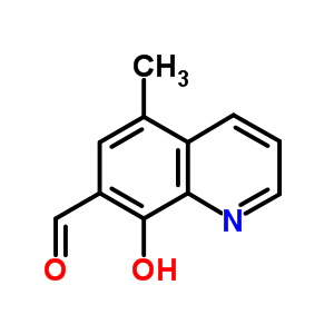 7-Quinolinecarboxaldehyde,8-hydroxy-5-methyl-Structure,5541-74-2Structure 7-Quinolinecarboxaldehyde,8-hydroxy-5-methyl- Structure,5541-74-2Structure