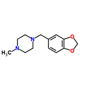 1-Methyl-4-(3,4-methylenedioxybenzyl)piperazineStructure,55500-12-4Structure 1-Methyl-4-(3,4-methylenedioxybenzyl)piperazine Structure,55500-12-4Structure