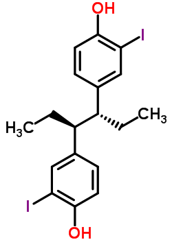 1-碘己雌酚結(jié)構(gòu)式_55508-15-1結(jié)構(gòu)式